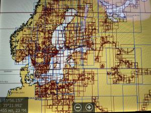 Карта глубин Humminbird, Lowrance Navionics+ 43-44-52