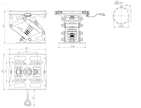 Стойка амортизационная Storm S (PRAKTIK.PRO)