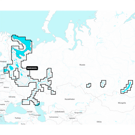Карта глубин Lowrance С-MAP RS-Y050 + Navionics EU652L (52XG)