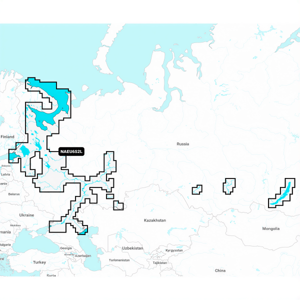Карта глубин Lowrance С-MAP RS-Y050 + Navionics EU652L (52XG)