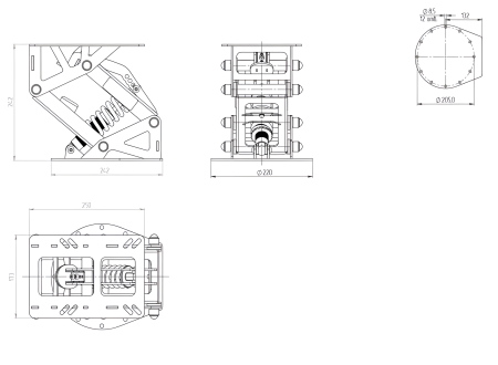 Стойка амортизационная Storm (PRAKTIK.PRO)