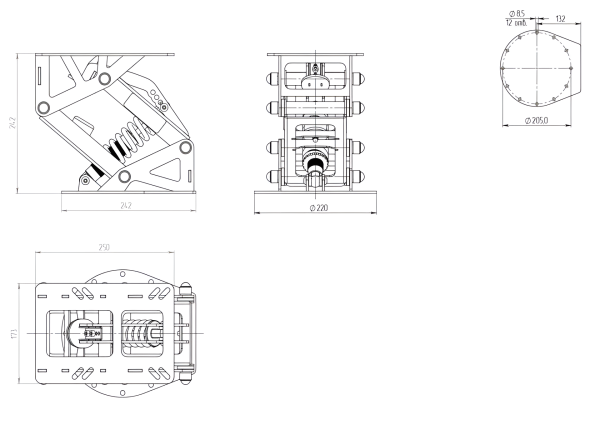 Стойка амортизационная (Storm)