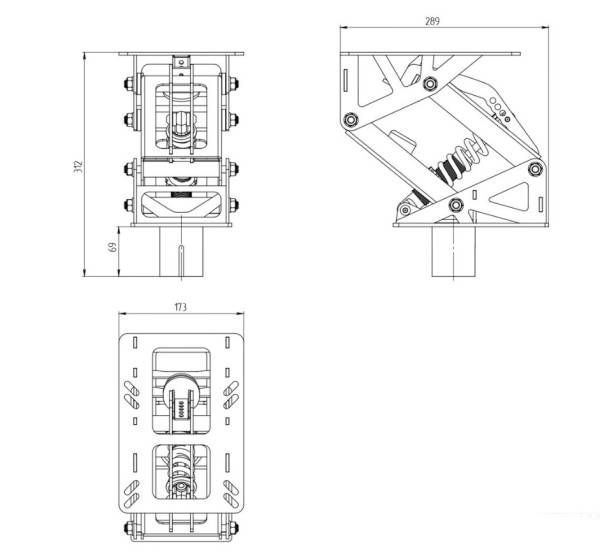 Стойка амортизационная (Storm Q)