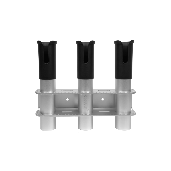 Держатель спиннинга тройной/родхолдер – серый (OQUN)