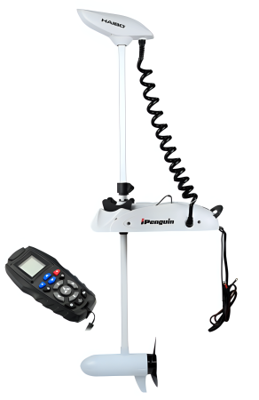 Электромотор HAIBO iPenguin P65 GPS, 12V, 72"(компас+площадка)
