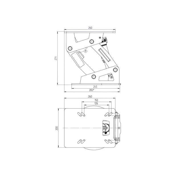 Стойка амортизационная (Практик Storm AIR AL 270)