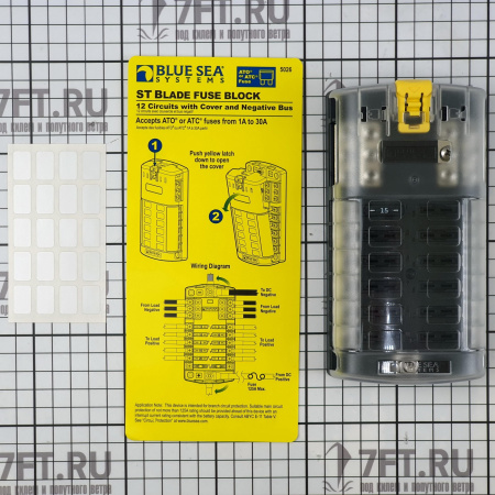 Блок предохранителей Blue Sea st blede - 12 цепей