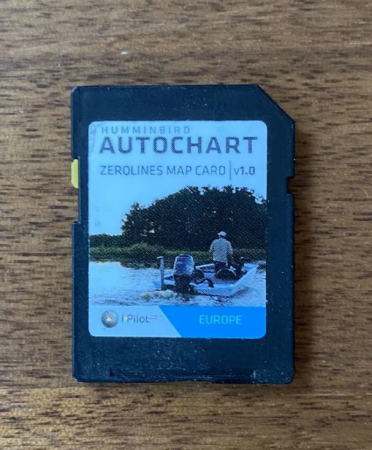 Карта глубин Humminbird sd autochart ZeroLine (europe)